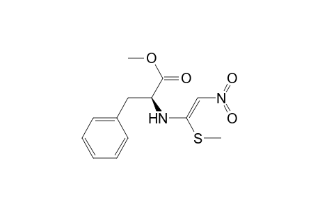 Methyl N-[1-(Methylthio)-2-nitroethenyl]-L-phenylalaninate