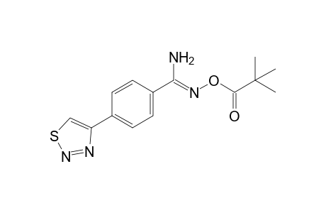 O-pivaloyl-p-(1,2,3-thiadiazol-4-yl)benzamidoxime