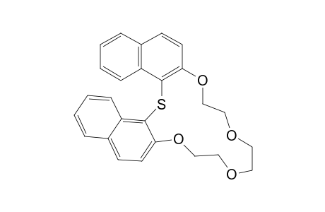 1-Thia-4,7,10,13-tetraoxa-2,3;14,15-dinaphthyl-cyclopentadecane