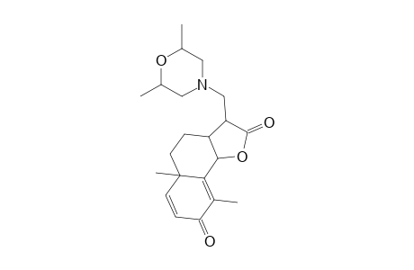 3-[(2,6-Dimethyl-4-morpholinyl)methyl]-5a,9-dimethyl-3a,5,5a,9b-tetrahydronaphtho[1,2-b]furan-2,8(3H,4H)-dione