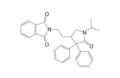 N-[2-(4,4-diphenyl-1-isopropyl-5-oxo-3-pyrrolidinyl)ethyl]phthalimide
