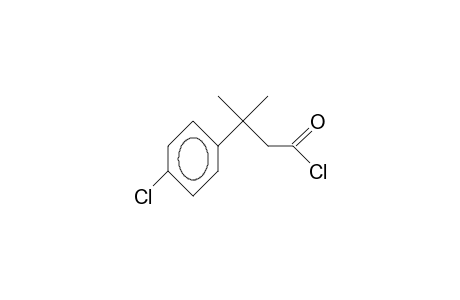 3-Methyl-3-(4-chloro-phenyl)-butanoyl chloride