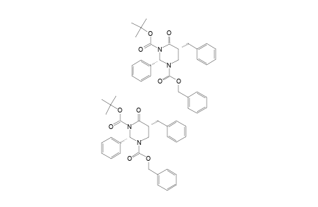 (RAC)-(CIS)-1,5-DIBENZYL-3-TERT.-BUTYL-4-OXO-2-PHENYL-DIHYDROPYRIMIDINE-1,3(2H,4H)-DICARBOXYLATE