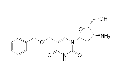 1-[(2R,4S,5S)-4-amino-5-(hydroxymethyl)-2-oxolanyl]-5-(phenylmethoxymethyl)pyrimidine-2,4-dione
