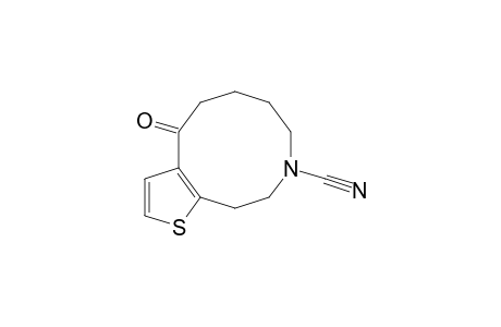 Thieno[2,3-d]azecine-9(4H)-carbonitrile, 5,6,7,8,10,11-hexahydro-4-oxo-