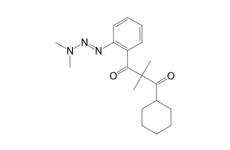(E)-1-Cyclohexyl-3-[2-(3,3-dimethyltriaz-1-enyl)phenyl]-2,2-dimethylpropane-1,3-dione