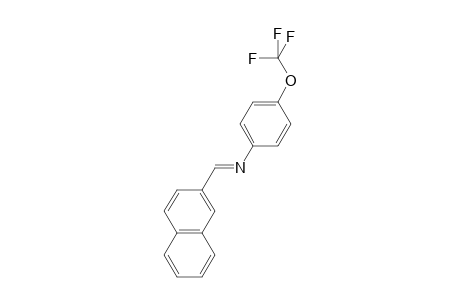 N-[(E)-2-Naphthylmethylidene]-4-(trifluoromethoxy)aniline