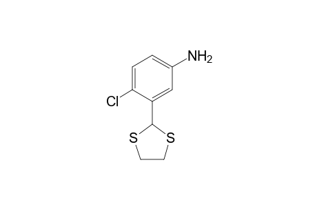 Benzenamine, 4-chloro-3-(1,3-dithiolan-2-yl)-