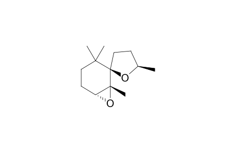 (1R,5R,5'R,6R)-4,4,5',6-tetramethylspiro[7-oxabicyclo[4.1.0]heptane-5,2'-tetrahydrofuran]