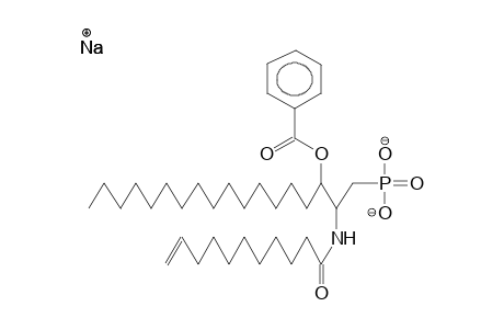 3-BENZOYL-2-(10-UNDECENOYL)-1-DEOXY-RAC-SFINGANIN-1-PHOSPHONIC ACID,DISODIUM SALT