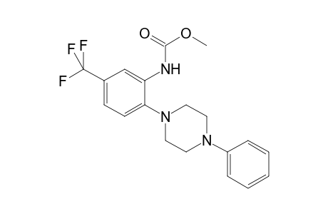Methyl N-[2-(4-phenylpiperazin-1-yl)-5-(trifluoromethyl)phenyl]carbamate