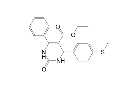 5-pyrimidinecarboxylic acid, 1,2,3,4-tetrahydro-4-[4-(methylthio)phenyl]-2-oxo-6-phenyl-, ethyl ester