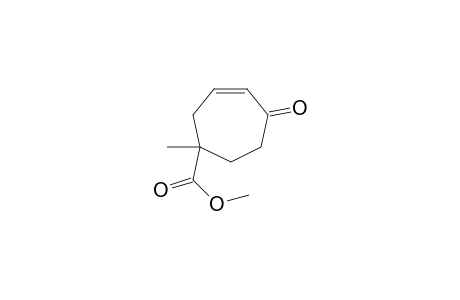 3-Cycloheptene-1-carboxylic acid, 1-methyl-5-oxo-, methyl ester, (.+-.)-