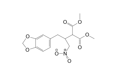 Dimethyl [2-(1,3-benzodioxol-5-yl)-1-(nitromethyl)ethyl]malonate