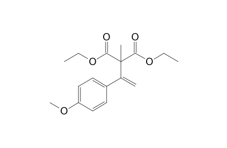 Ethyl 2-Ethoxycarbonyl-2-methyl-3-(4-methoxyphenyl)-3-butenoate