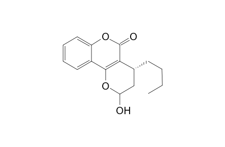 (4R)-4-Butyl-2-hydroxy-3,4-dihydropyrano-[3,2-c]-chromen-5(2H)-one