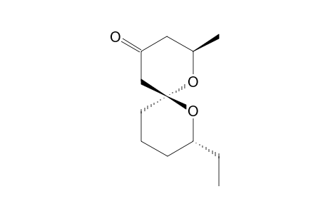 (2RS,6RS,8SR)-8-ETHYL-2-METHYL-DIOXASPIRO-[5,5]-UNDECAN-4-ONE