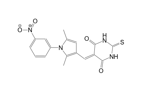 5-{[2,5-dimethyl-1-(3-nitrophenyl)-1H-pyrrol-3-yl]methylene}-2-thioxodihydro-4,6(1H,5H)-pyrimidinedione