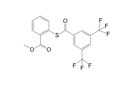 Benzoic acid, 2-[3,5-di(trifluoromethyl)benzoylthio]-, methyl ester