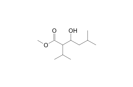 Methyl 3-hydroxy-2-isopropyl-5-methylhexanoate