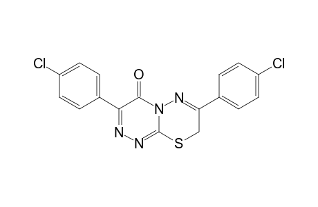 3,7-Di-p-chlorophenyl-8H-[1,2,4]triazino[3,4-b][1,3,4]thiadiazin-4-one