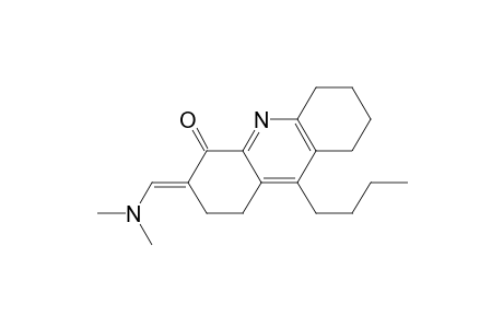 (3E)-9-butyl-3-(dimethylaminomethylene)-1,2,5,6,7,8-hexahydroacridin-4-one