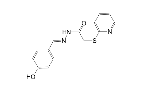 N'-[(E)-(4-hydroxyphenyl)methylidene]-2-(2-pyridinylsulfanyl)acetohydrazide