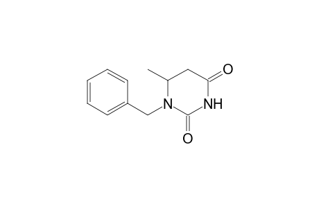 2,4(1H,3H)-pyrimidinedione, dihydro-6-methyl-1-(phenylmethyl)-