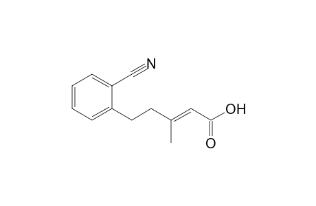 5-(2-Cyanophenyl)-3-methylpent-2-enoic acid