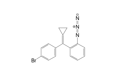 1-Azido-2-((4-bromophenyl)(cyclopropylidene)methyl)benzene