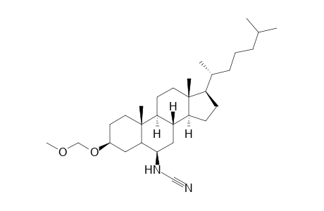 6.beta.-[N-(Cyanoamino)]-3-beta.-methoxymethoxy-cholestane