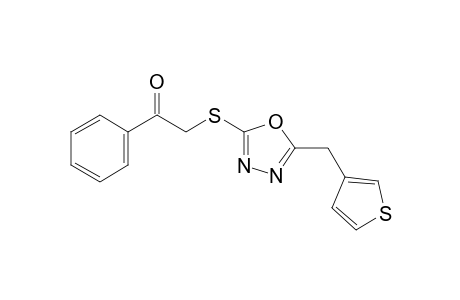 2-{[5-(3-thenyl)-1,3,4-oxadiazol-2-yl]thio}acetophenone