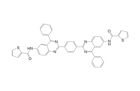 2-thiophenecarboxamide, N-[4-phenyl-2-[4-[4-phenyl-6-[(2-thienylcarbonyl)amino]-2-quinazolinyl]phenyl]-6-quinazolinyl]-