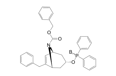 (-)-BENZYL-6-BENZYL-3-[(DIPHENYLPHOSPHINO)-OXY]-8-AZABICYCLO-[3.2.1]-OCT-6-ENE-8-CARBOXYLATE