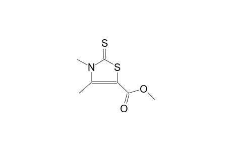 5-thiazolecarboxylic acid, 2,3-dihydro-3,4-dimethyl-2-thioxo-, methyl ester