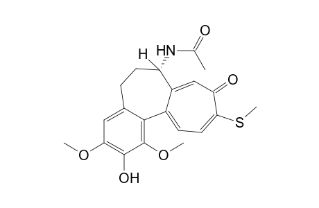 N-[1,3-dimethoxy-2-hydroxy-10-(methylthio)-9-oxo-5,6,7,9-tetrahydrobenzo[a]heptalen-7alpha-yl]acetamide