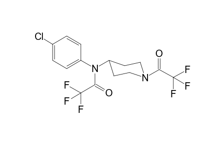 N-(4-Chlorophenyl)-2,2,2-trifluoro-N-[1-(trifluoroacetyl)piperidin-4-yl]acetamide
