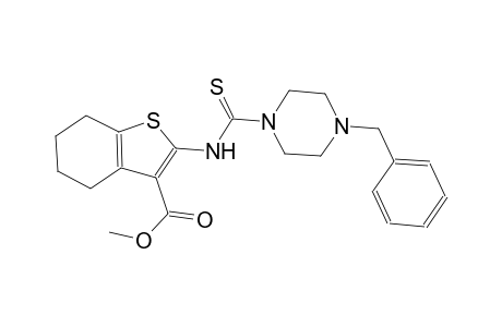 methyl 2-{[(4-benzyl-1-piperazinyl)carbothioyl]amino}-4,5,6,7-tetrahydro-1-benzothiophene-3-carboxylate