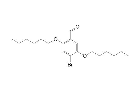 4-bromo-2,5-dihexoxybenzaldehyde