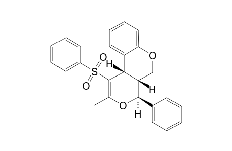 (4RS,4ASR,10BRS)-4A,10B-DIHYDRO-2-METHYL-4-PHENYL-1-PHENYLSULFONYL-4H,5H-PYRANO-[3,4-C]-[1]-BENZOPYRAN