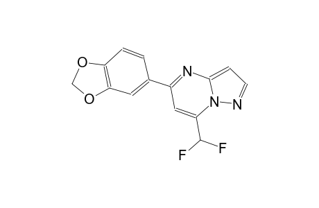 5-(1,3-benzodioxol-5-yl)-7-(difluoromethyl)pyrazolo[1,5-a]pyrimidine