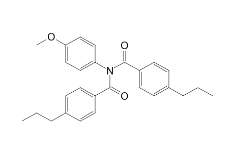 N-(4-Methoxyphenyl)-4-propyl-N-(4-propylbenzoyl)benzamide