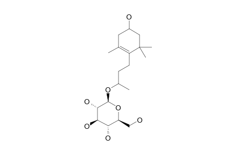 3-HYDROXY-BETA-IONYL-BETA-D-GLUCOPYRANOSIDE