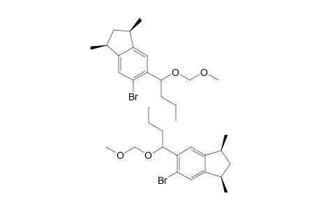 (cis)-5-Bromo-6-[1'-(methoxymethyl)oxybutyl]-1,3-dimethylindan