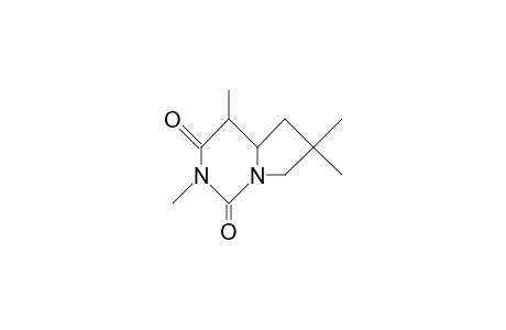 (5R,6S)-3,5,8,8-Tetramethyl-1,3-diaza-bicyclo(4.3.0)nonane-2,4-dione