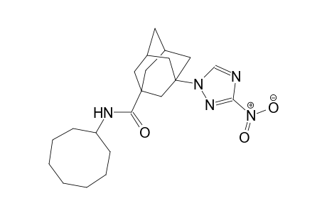 N-cyclooctyl-3-(3-nitro-1H-1,2,4-triazol-1-yl)-1-adamantanecarboxamide