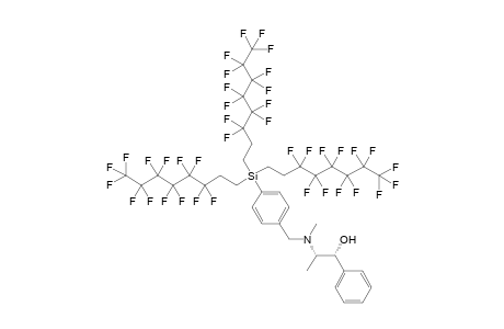 (1R,2S)-N-[4-Tris(3,3,4,4,5,5,6,6,7,7,8,8,8-Tridecafluorooctyl)silyl]benzylephedrine