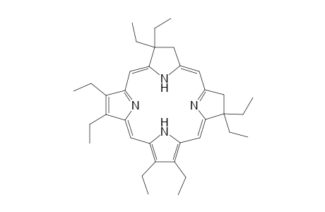 2,2,8,8,12,13,17,18-Octaethyl-2,3,7,8,21,23-hexahydro-porphine