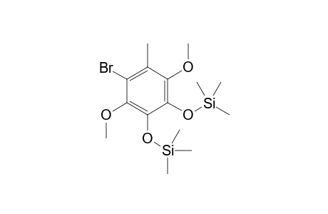 1,2-bis(Trimethylsilyloxy)-4-bromo-3,6-dimethoxy-5-methylbenzene