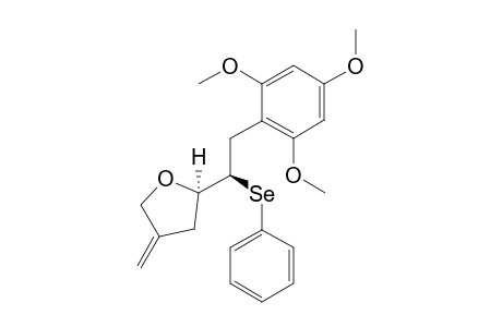 threo-4-Methylene-2-(1-(phenylselanyl)-2-(2,4,6-trimethoxyphenyl)ethyl)tetrahydrofuran